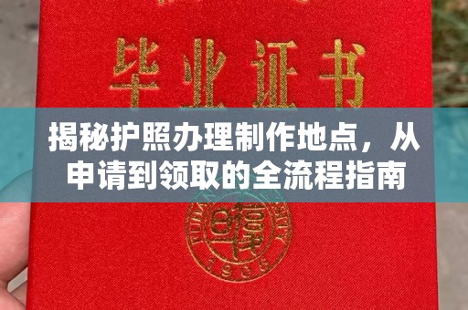 黑水揭秘护照办理制作地点，从申请到领取的全流程指南